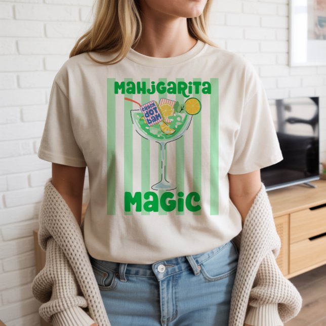 Camiseta Margarita Mahjong (Criador carregado)