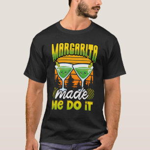Camiseta Margarita Me Fez Fazer Isso Coquetel Margarita