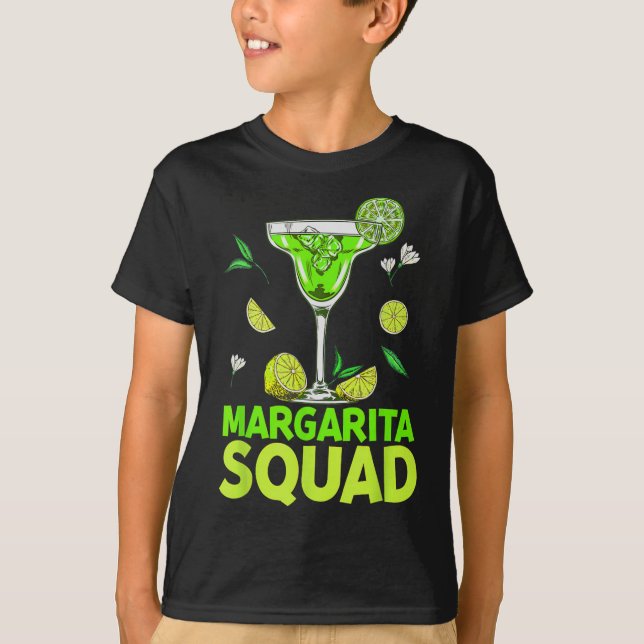 Camiseta Margarita Squad Cinco De Mayo Costumes Para Mexica (Frente)