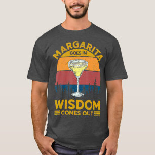 Camiseta Margarita Vai Na Sabedoria Sai De Homens Engraçad