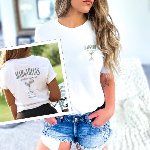 Camiseta Margaritas E Matrimony Personalizaram Bachelorette
