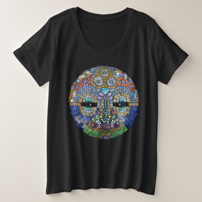 Camiseta Marge Mosaic Mask (Frente do Design)