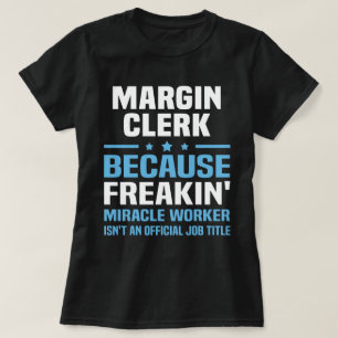 Camiseta Margin Clerk