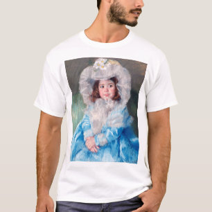 Camiseta Margot em azul, Mary Cassatt