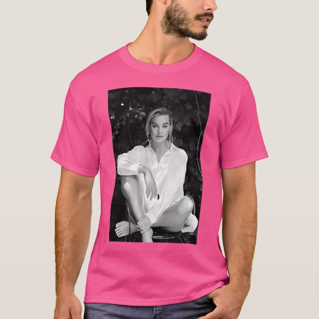 Camiseta Margot Robbie Art Classic Kids (Frente)