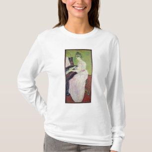 Camiseta Marguerite Gachet de Vincent van Gogh no piano