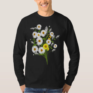 Camiseta Marguerites Daisy Primavera Flor Daisies Plant Gar