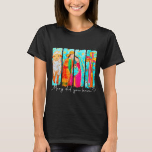 Camiseta Maria Você Sabia Arte da Natividade Para Amantes d