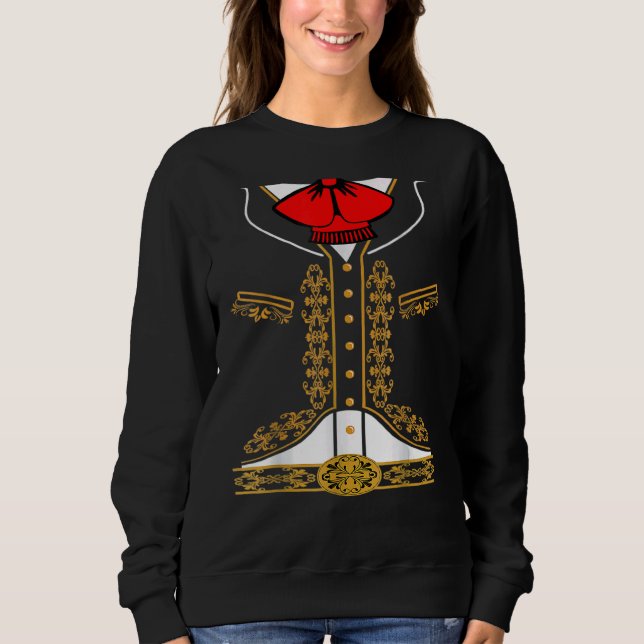 Camiseta Mariachi Charro Cinco De Mayo Costume (Frente)
