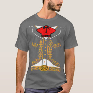Camiseta Mariachi Charro Meican Costume For Cinco De Mayo H