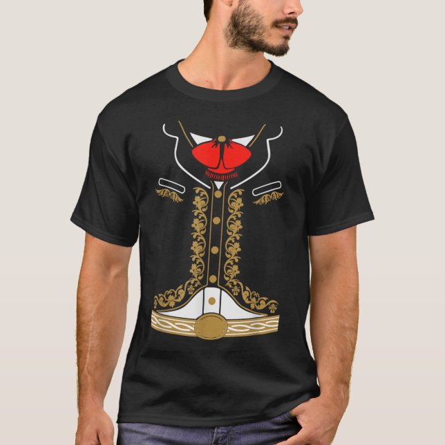 Camiseta Mariachi Costume Charro Para Cinco De Mayo (Frente)