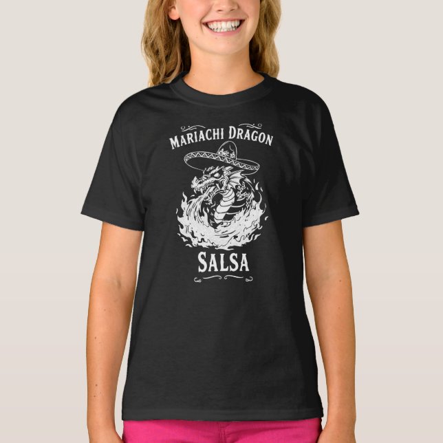 Camiseta Mariachi Dragon Salsa (Frente)