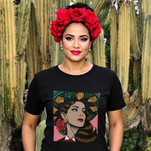 Camiseta Mariachi Mexicana Mes Patrio Musica Pop Art