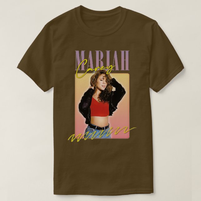Camiseta Mariah 90s Vintage Design 2 (Frente do Design)
