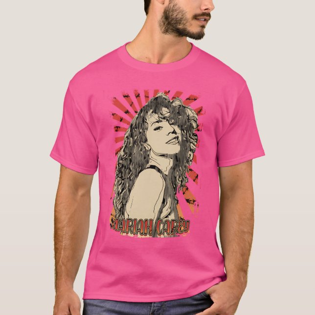 Camiseta Mariah Carey 90S - Retro Vintage (Frente)