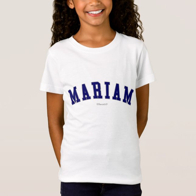 Camiseta Mariam (Frente)