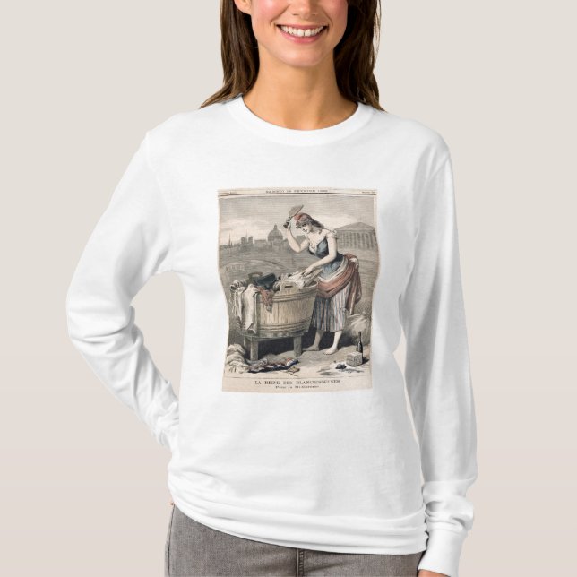 Camiseta Marianne a rainha dos Washerwomen (Frente)