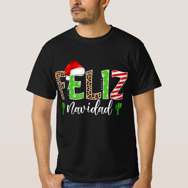 Camiseta Maridad cactus spanesa feliz combinando natalidade (Frente)