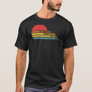 Camiseta Marido Admirável de Mens desde Anniversar de Casam