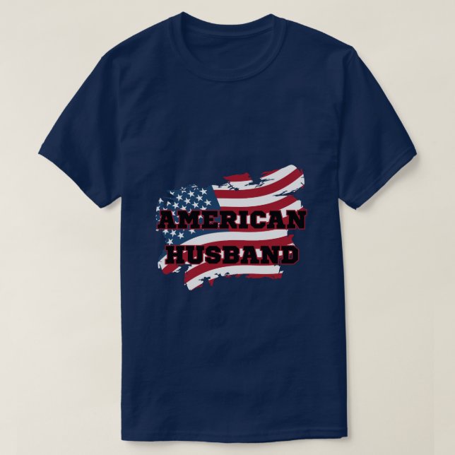 Camiseta Marido Americano (Frente do Design)