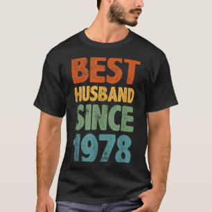 Camiseta Marido Angustiado Retro Desde 1978 Arte Gráfico