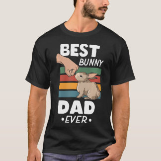 Camiseta Marido Animal do Pai Bunny Lover Man