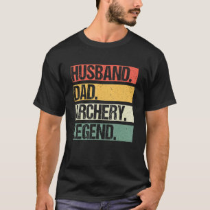 Camiseta Marido Antigo Pai Lenda do Arco Desportos Dia dos 
