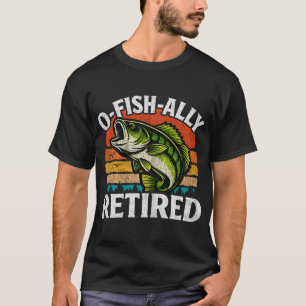 Camiseta Marido Aposentado Pai de O-Fish-Ally Aposentadoria