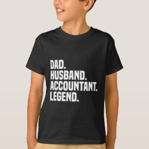 Camiseta Marido Contador Lenda Contabilidade Imposto Contad