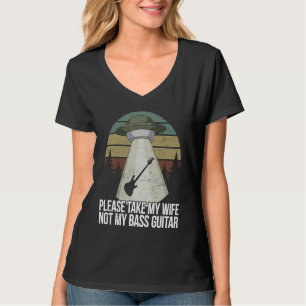 Camiseta Marido Contrabaixista Baixista