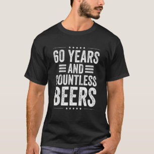 Camiseta Marido De Aniversário De 60 Anos E Incontáveis B