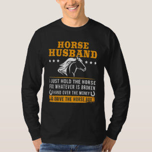 Camiseta Marido De Cavalo Dirige A Caixa De Cavalo