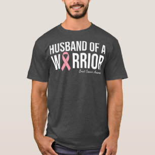 Camiseta Marido de um Câncer da Mama Persistente Consciênci