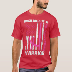 Camiseta Marido De Um Cancer De Sensibilização Para O Guerr