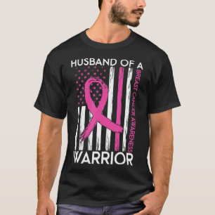 Camiseta Marido De Um Cancer De Sensibilização Para O Guerr
