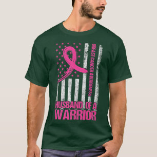 Camiseta Marido De Um Cancer De Sensibilização Para O Guerr