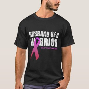 Camiseta Marido De Um Cancer De Sensibilização Para O Guerr