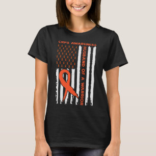 Camiseta Marido De Um Guerreiro Caça Sensibilização Mês Lar