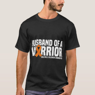 Camiseta Marido de um guerreiro esclerose múltipla Awarene
