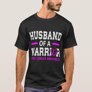 Camiseta Marido De Uma Consciência Do Cancer Da Mama Do Gu