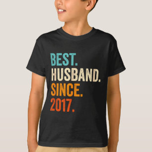 Camiseta Marido Desde 2017 8º Casamento