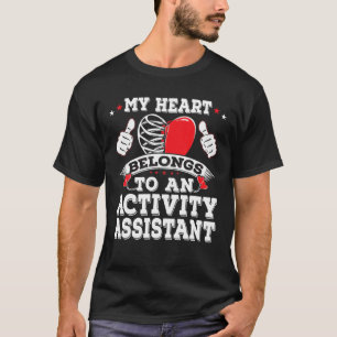 Camiseta Marido do Assistente de Atividade Esposa Bf Gf Nam
