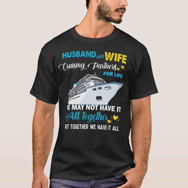 Camiseta Marido e Esposa Cruzando Parceiros da Vida (Frente)