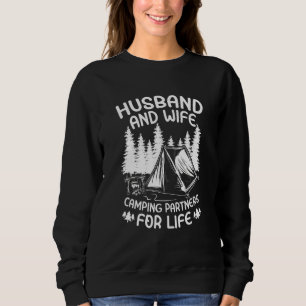 Camiseta Marido e Mulher Parceiros de Acampamento para a Vi