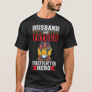 Camiseta Marido E Padre Bombeiro Herdeiro Da