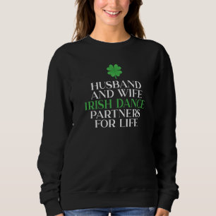 Camiseta Marido e parceira de dança irlandesa Esposa para a