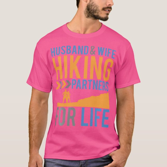 Camiseta Marido E Parceiros De Curso Para A Vida Do Hiki (Frente)