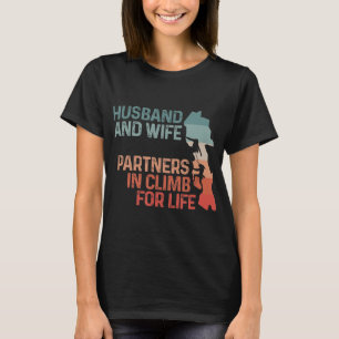 Camiseta Marido E Parceiros Esposos Em Escala Para O Casal