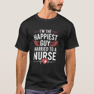 Camiseta Marido enfermeiro e mulher enfermeira projetam esp
