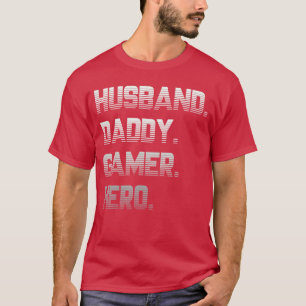 Camiseta Marido engraçado dos homens jogador de video game